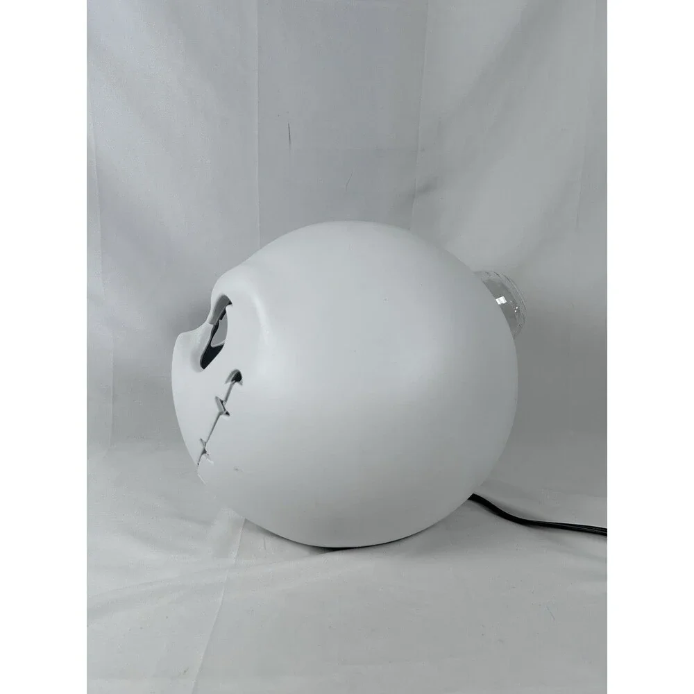 Disney Jack Skellington Head Light Up Nightmare Before Christmas Gemmy Rare